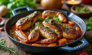 découvrez la délicatesse des cuisses de grenouille dans une aventure culinaire savoureuse. recettes, conseils et astuces pour savourer ce mets raffiné, typique de la gastronomie française.