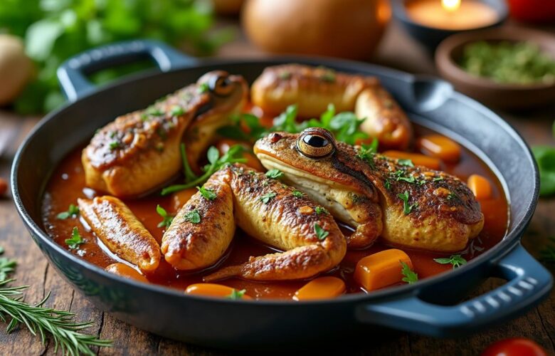découvrez la délicatesse des cuisses de grenouille dans une aventure culinaire savoureuse. recettes, conseils et astuces pour savourer ce mets raffiné, typique de la gastronomie française.
