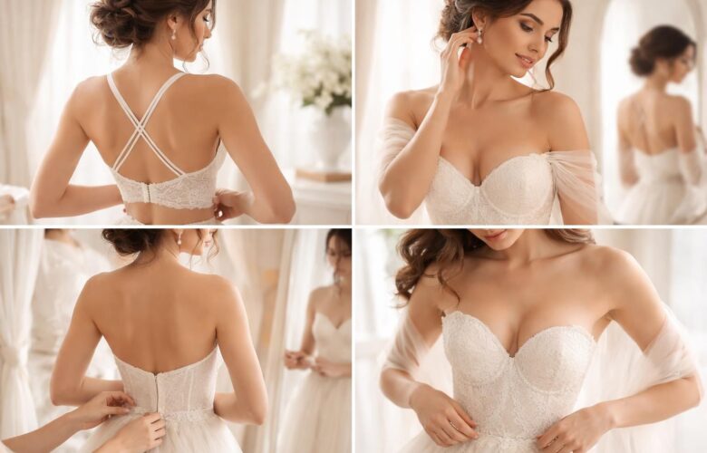 découvrez le soutien-gorge multiposition idéal pour sublimer votre robe de mariage. confort, maintien et discrétion garantis pour un jour inoubliable.