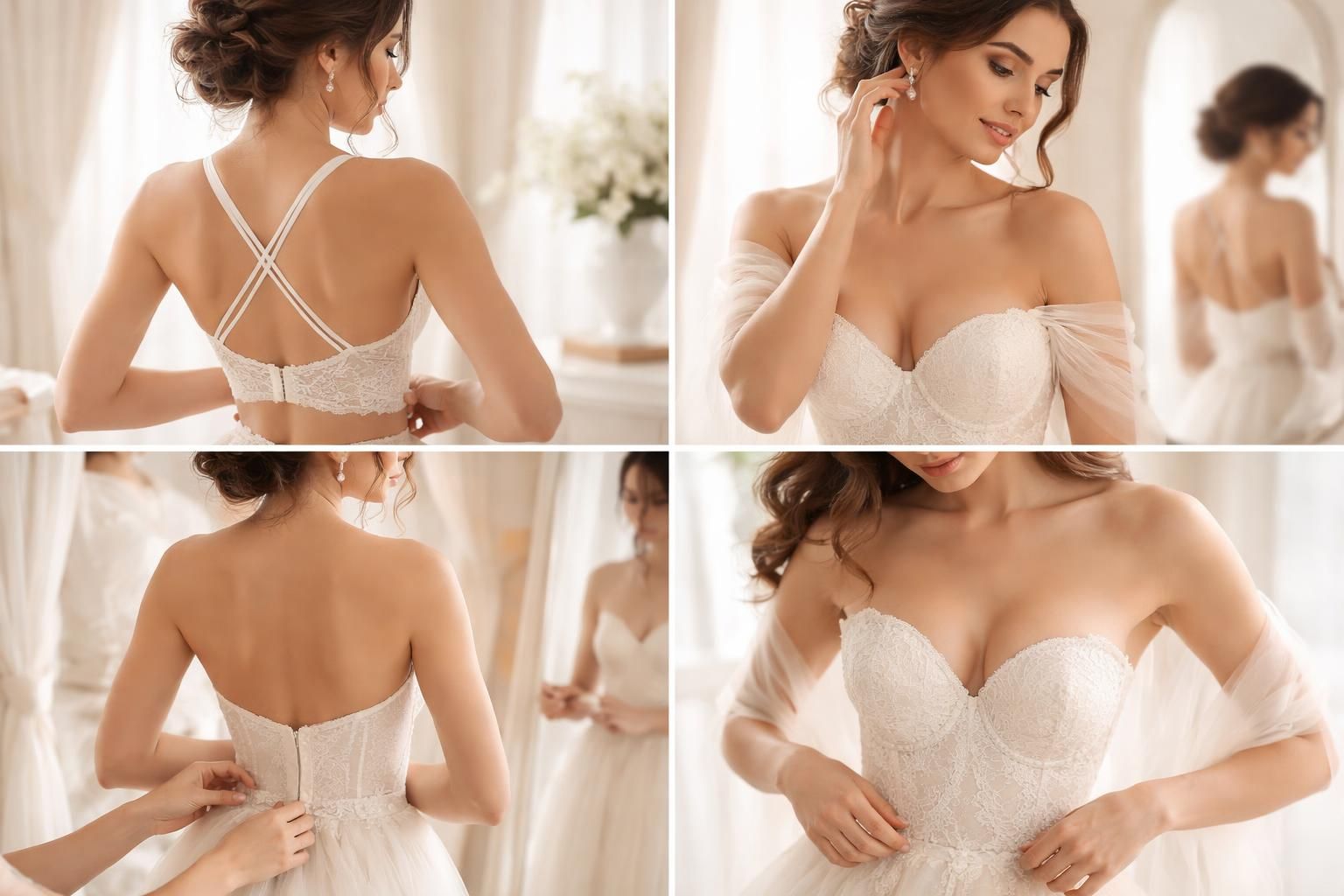 découvrez le soutien-gorge multiposition idéal pour sublimer votre robe de mariage. confort, maintien et discrétion garantis pour un jour inoubliable.